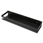 Bathroom Rack Black Large Storage Space Waterproof Strong Bearing Capacity Hotel Shelf Set 40x10x6cm, image 6