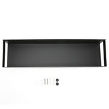 Bathroom Rack Black Large Storage Space Waterproof Strong Bearing Capacity Hotel Shelf Set 40x10x6cm - Low Angle