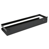 Bathroom Rack Black Large Storage Space Waterproof Strong Bearing Capacity Hotel Shelf Set 40x10x6cm