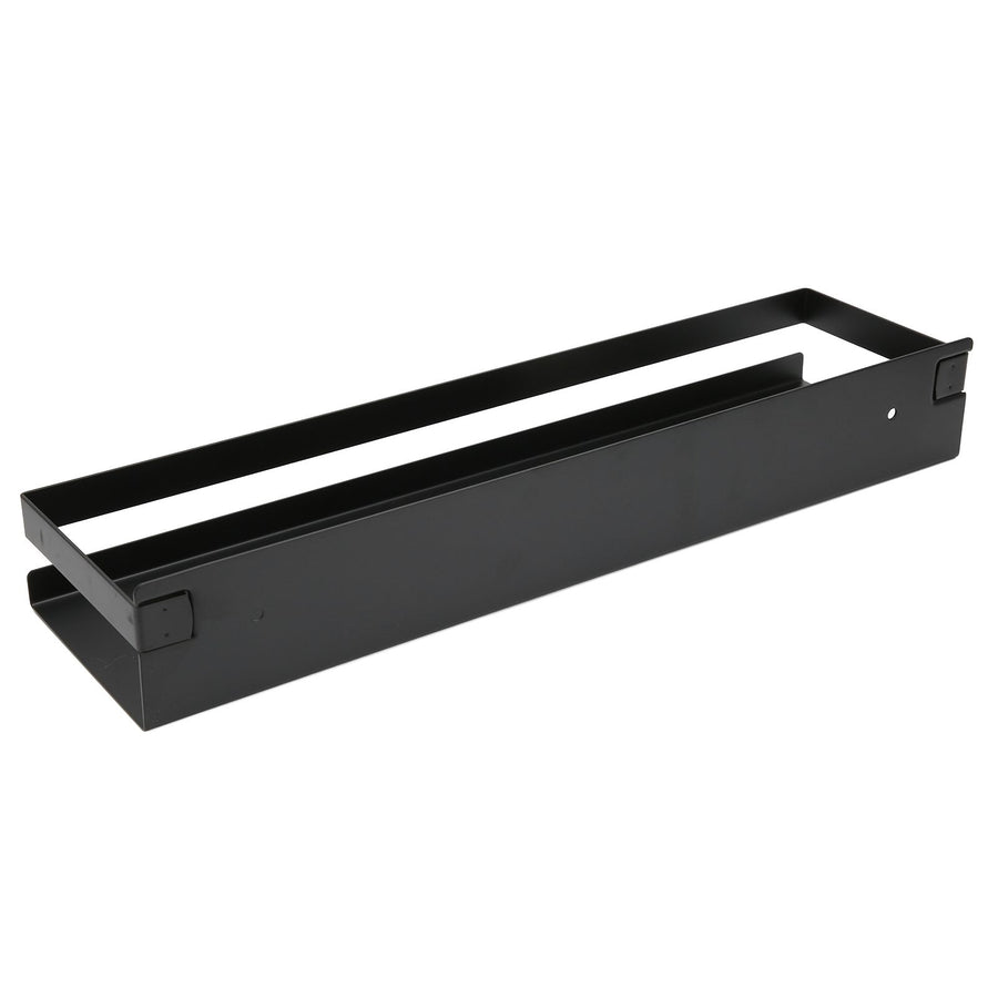 Bathroom Rack Black Large Storage Space Waterproof Strong Bearing Capacity Hotel Shelf Set 40x10x6cm, image 9