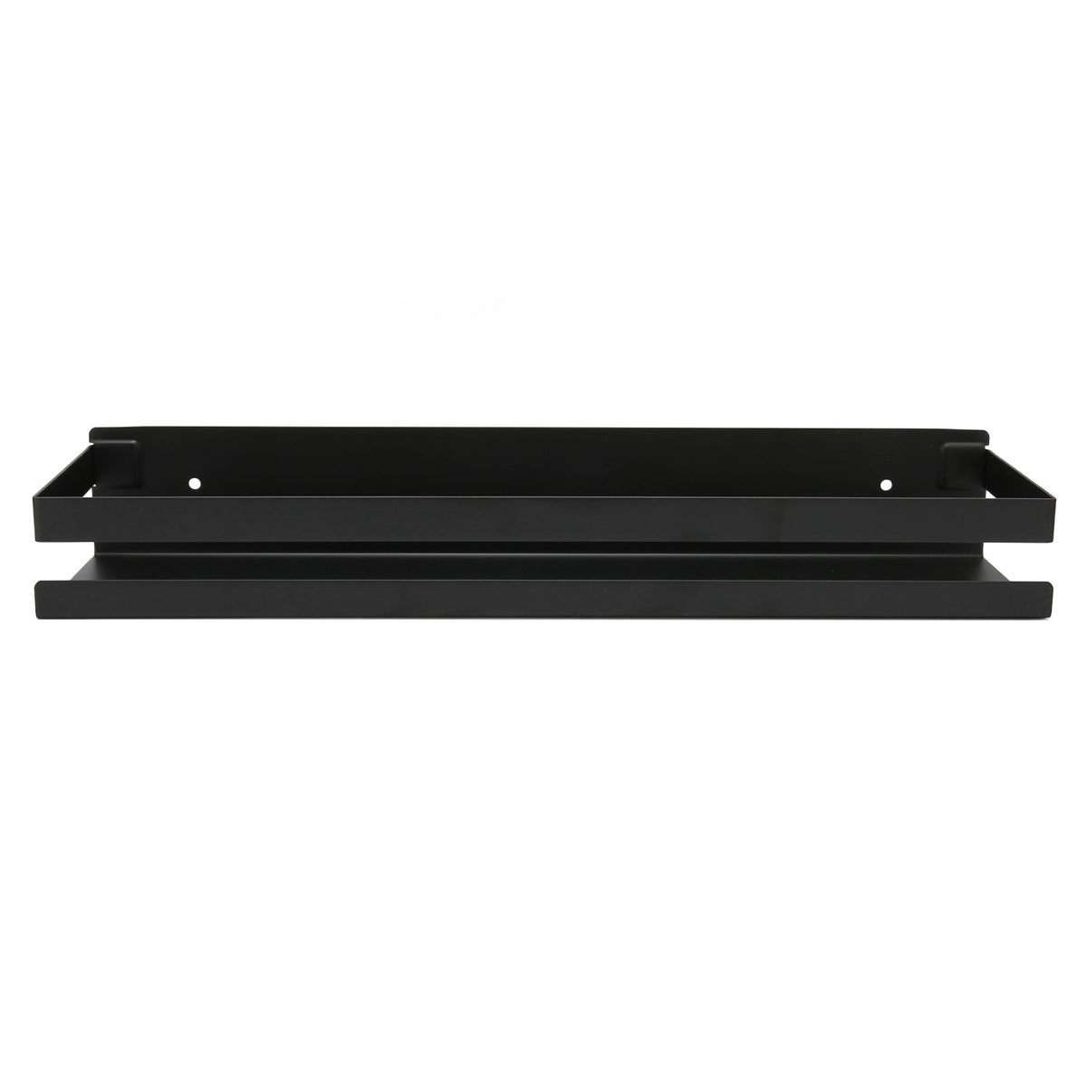 Bathroom Rack Black Large Storage Space Waterproof Strong Bearing Capacity Hotel Shelf Set 40x10x6cm