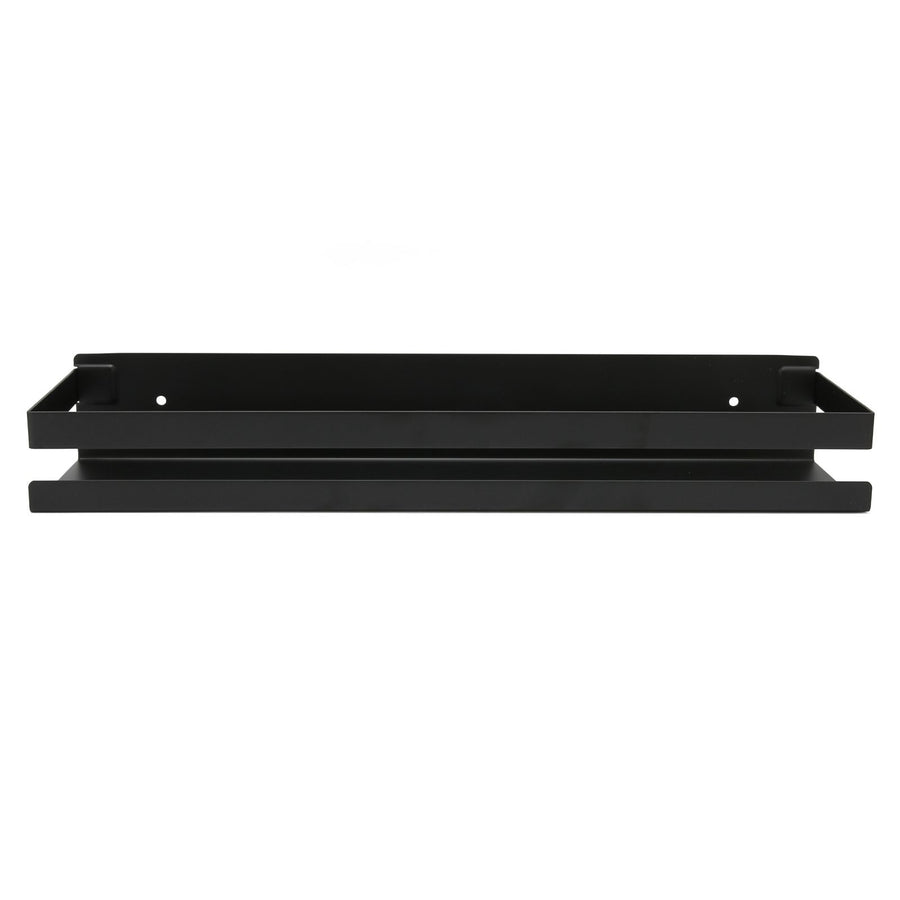 Bathroom Rack Black Large Storage Space Waterproof Strong Bearing Capacity Hotel Shelf Set 40x10x6cm, image 10