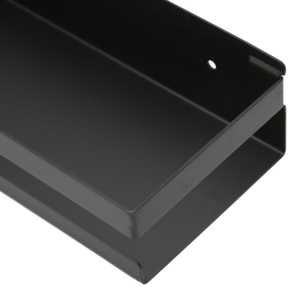 Bathroom Rack Black Large Storage Space Waterproof Strong Bearing Capacity Hotel Shelf Set 40x10x6cm