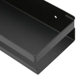 Bathroom Rack Black Large Storage Space Waterproof Strong Bearing Capacity Hotel Shelf Set 40x10x6cm - Extra Image