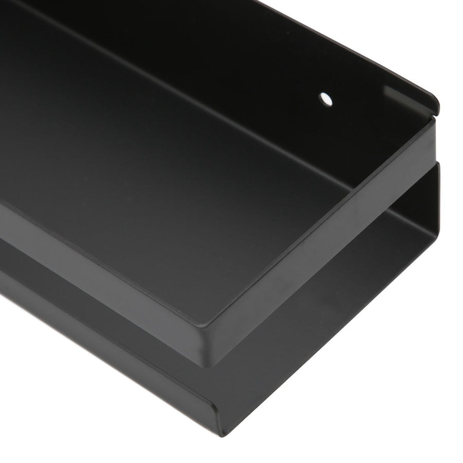 Bathroom Rack Black Large Storage Space Waterproof Strong Bearing Capacity Hotel Shelf Set 40x10x6cm, image 13