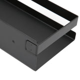 Bathroom Rack Black Large Storage Space Waterproof Strong Bearing Capacity Hotel Shelf Set 40x10x6cm
