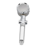 Propeller Shower Head Vortex Hydro Jet 360° Rotating Handheld with Pause Switch Filter G1/2