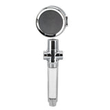 Propeller Shower Head Vortex Hydro Jet 360° Rotating Handheld with Pause Switch Filter G1/2 - Rear View