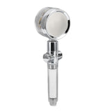 Propeller Shower Head Vortex Hydro Jet 360° Rotating Handheld with Pause Switch Filter G1/2 - Extra Image