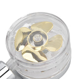 Propeller Shower Head Vortex Hydro Jet 360° Rotating Handheld with Pause Switch Filter G1/2