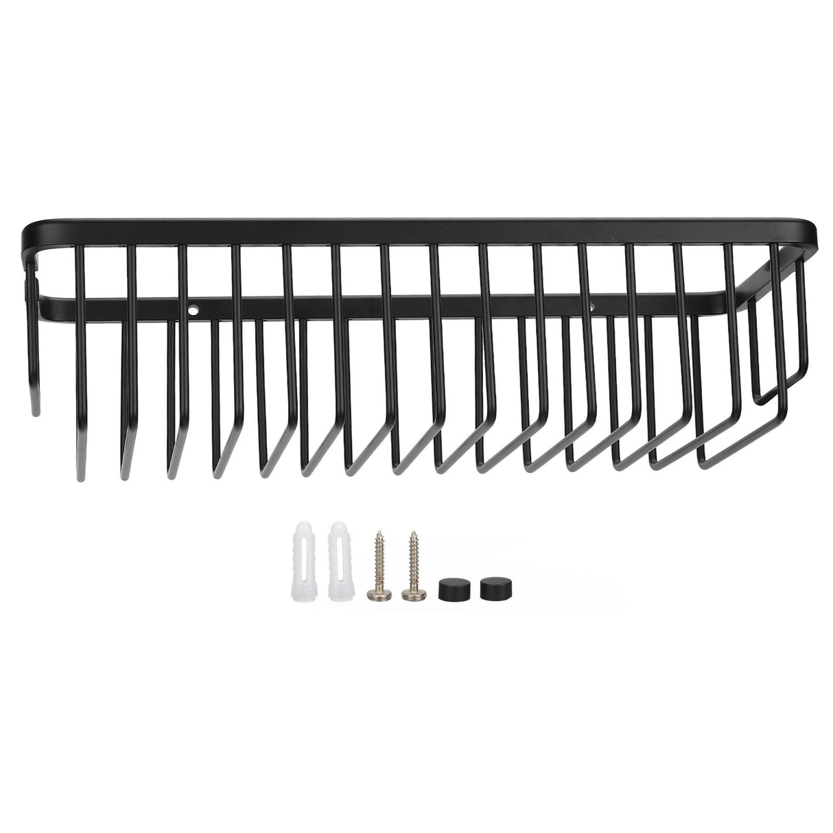 Wall Storage Rack Space Aluminum Rust Proof Large Capacity Kitchen Spice Organize Basket for Bathroom Beauty Salon