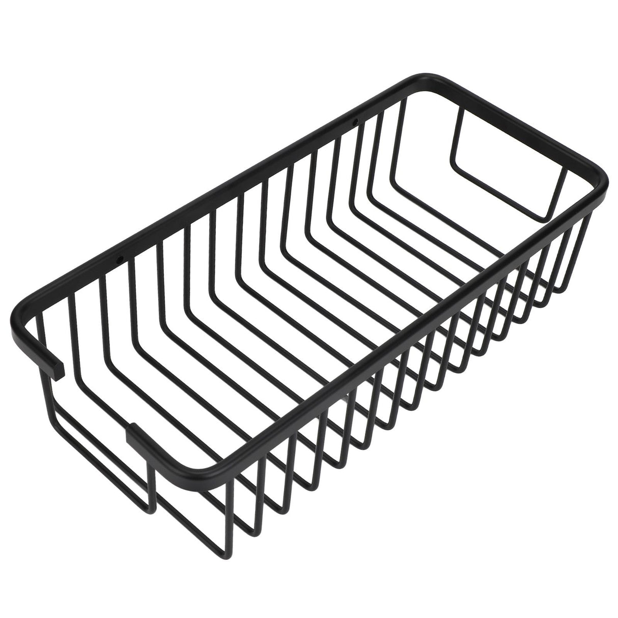 Wall Storage Rack Space Aluminum Rust Proof Large Capacity Kitchen Spice Organize Basket for Bathroom Beauty Salon