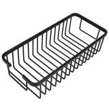 Wall Storage Rack Space Aluminum Rust Proof Large Capacity Kitchen Spice Organize Basket for Bathroom Beauty Salon - Front View