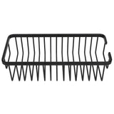 Wall Storage Rack Space Aluminum Rust Proof Large Capacity Kitchen Spice Organize Basket for Bathroom Beauty Salon - Rear View