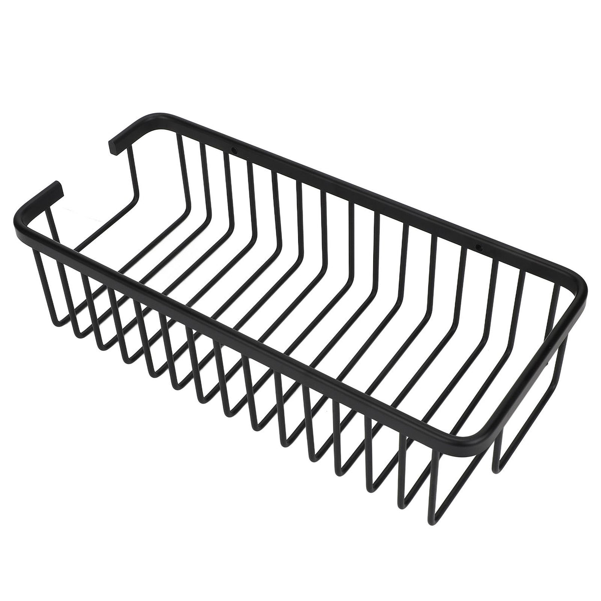 Wall Storage Rack Space Aluminum Rust Proof Large Capacity Kitchen Spice Organize Basket for Bathroom Beauty Salon