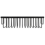 Wall Storage Rack Space Aluminum Rust Proof Large Capacity Kitchen Spice Organize Basket for Bathroom Beauty Salon - Low Angle