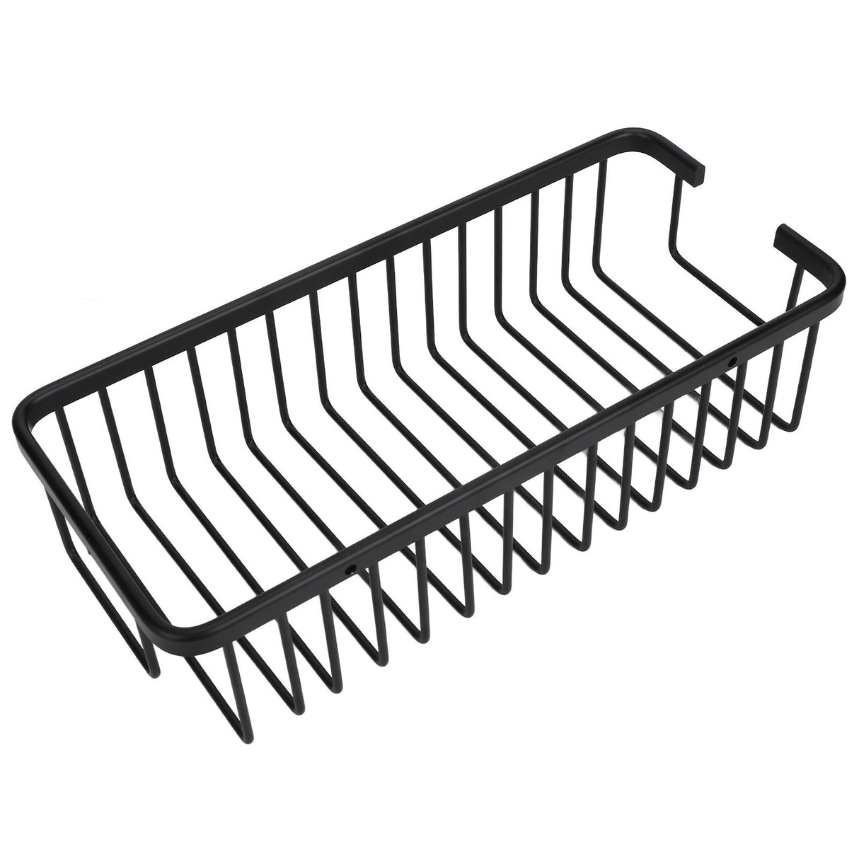 Wall Storage Rack Space Aluminum Rust Proof Large Capacity Kitchen Spice Organize Basket for Bathroom Beauty Salon
