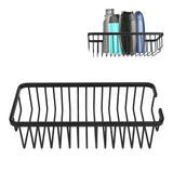 Wall Storage Rack Space Aluminum Rust Proof Large Capacity Kitchen Spice Organize Basket for Bathroom Beauty Salon