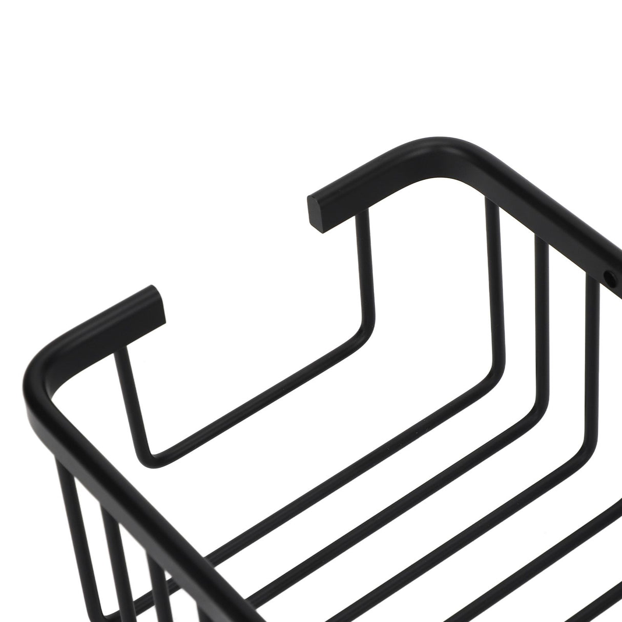 Wall Storage Rack Space Aluminum Rust Proof Large Capacity Kitchen Spice Organize Basket for Bathroom Beauty Salon