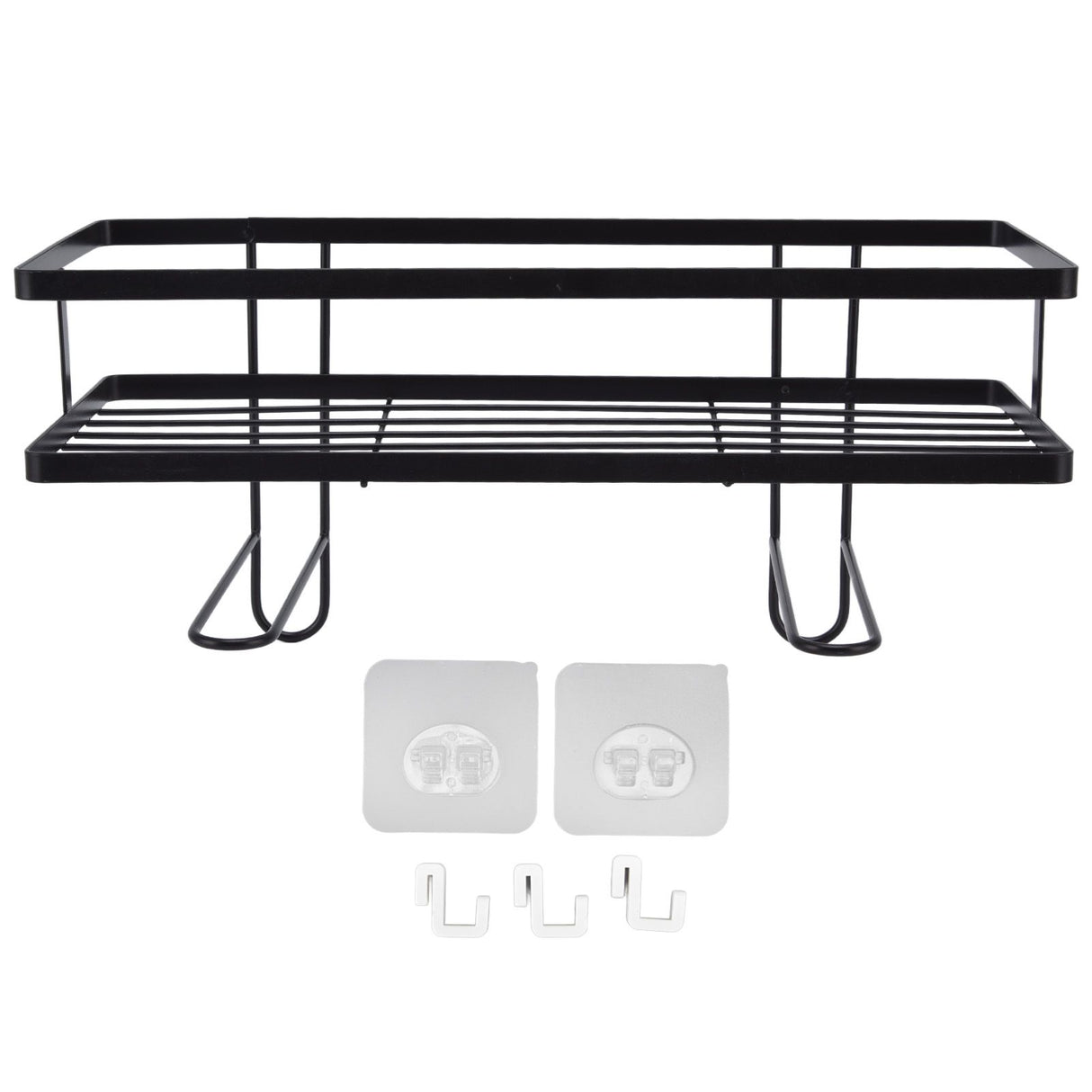 Bathroom Over The Toilet Storage Shelf Space Saver Punch Free Bathroom Storage OrganizerBlack