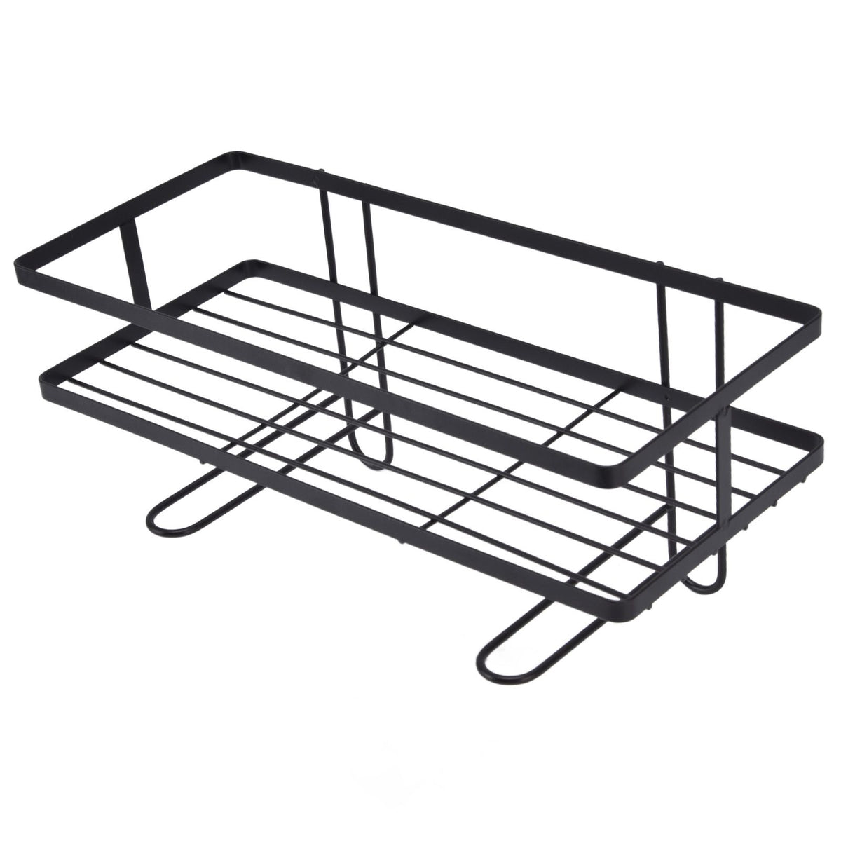 Bathroom Over The Toilet Storage Shelf Space Saver Punch Free Bathroom Storage OrganizerBlack
