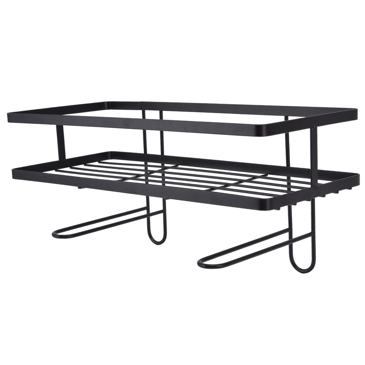 Bathroom Over The Toilet Storage Shelf Space Saver Punch Free Bathroom Storage OrganizerBlack
