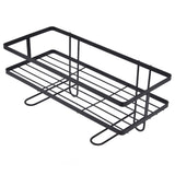 Bathroom Over The Toilet Storage Shelf Space Saver Punch Free Bathroom Storage OrganizerBlack - 45-Degree Angle