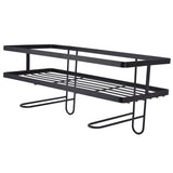 Bathroom Over The Toilet Storage Shelf Space Saver Punch Free Bathroom Storage OrganizerBlack