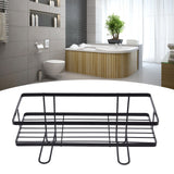 Bathroom Over The Toilet Storage Shelf Space Saver Punch Free Bathroom Storage OrganizerBlack