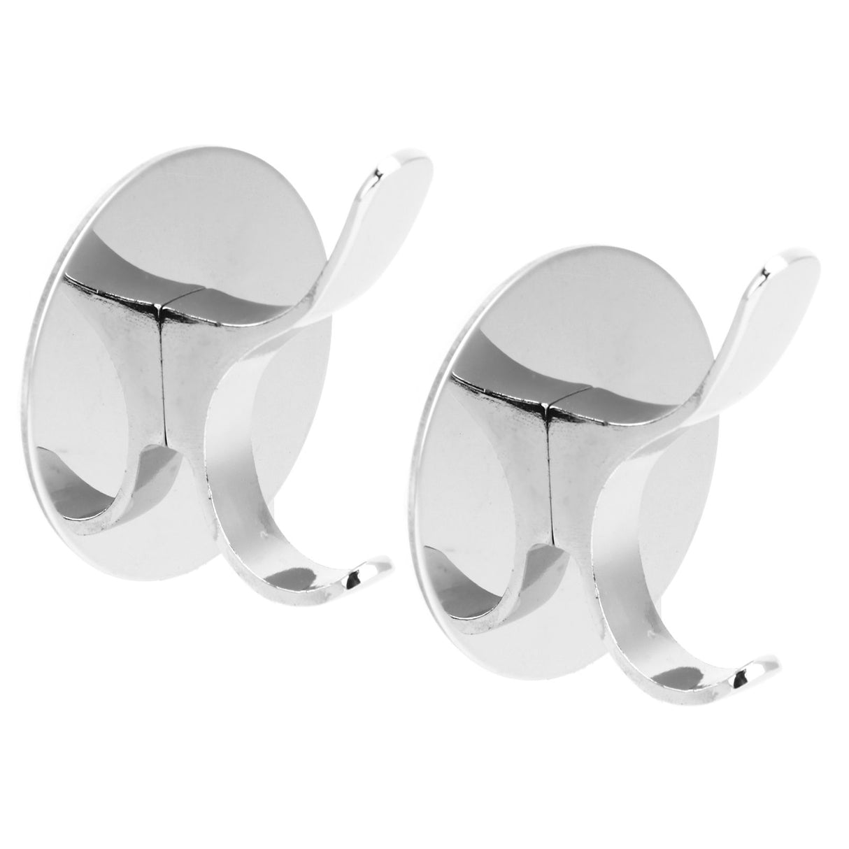 2PCS Wall Mounted Clothes Hook Heavy Duty Door Towel Hook Bathroom Wall Hanger for Household