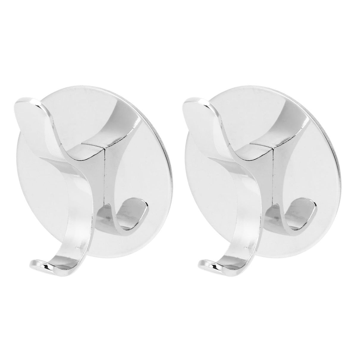 2PCS Wall Mounted Clothes Hook Heavy Duty Door Towel Hook Bathroom Wall Hanger for Household