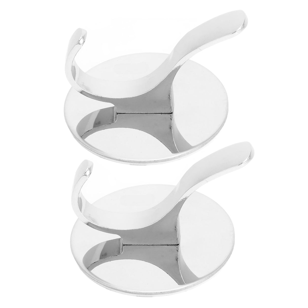 2PCS Wall Mounted Clothes Hook Heavy Duty Door Towel Hook Bathroom Wall Hanger for Household