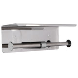 Toilet Paper Holder Dual End Wall Mounted Toilet Roll Holder 304 Stainless Steel for Bathroom Kitchen
