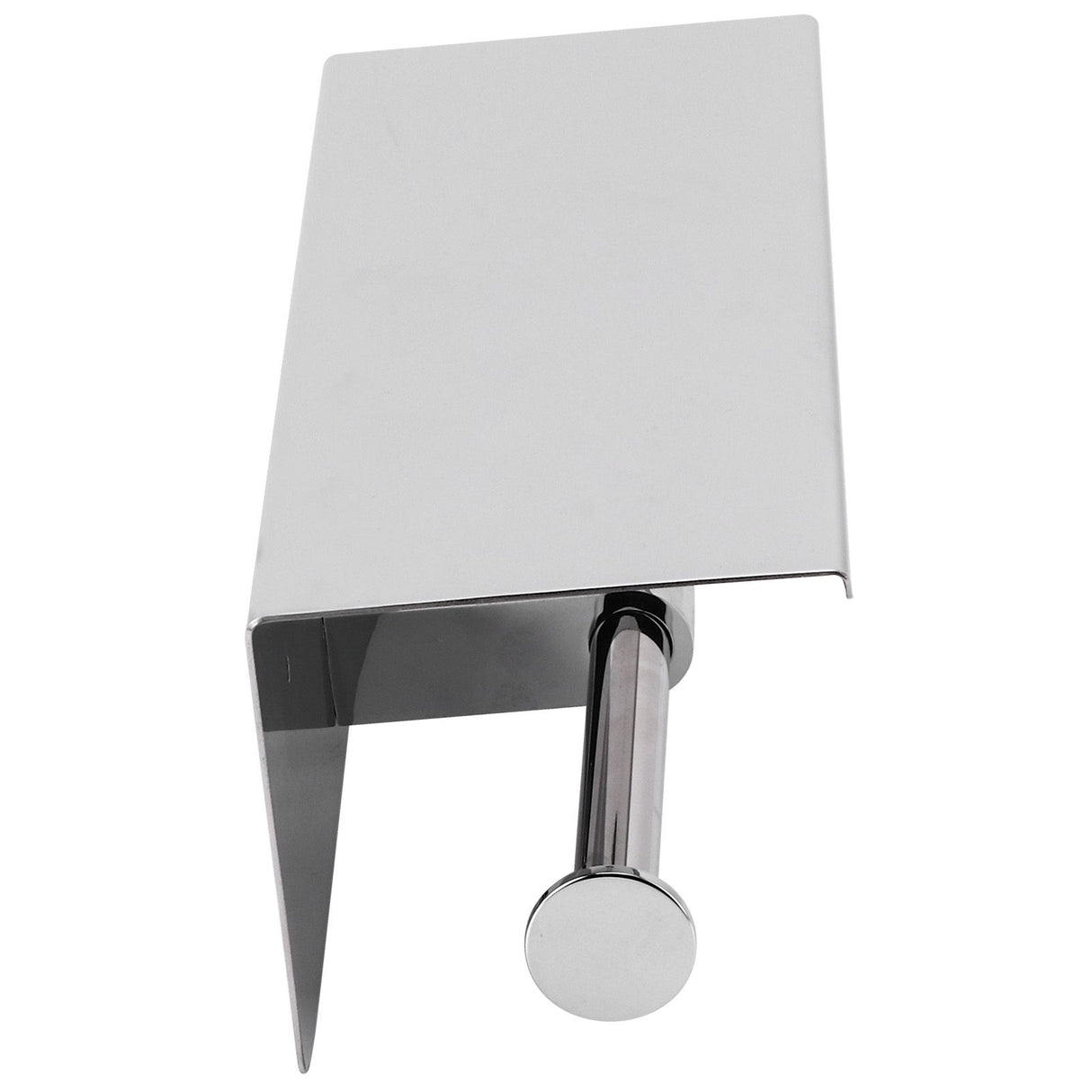 Toilet Paper Holder Dual End Wall Mounted Toilet Roll Holder 304 Stainless Steel for Bathroom Kitchen