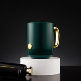 Tooth Brush Cup Bathroom Tumbler Mug Unisex PP Material for Daily Use Household TravelBlackish Green 201-300ml - Front View