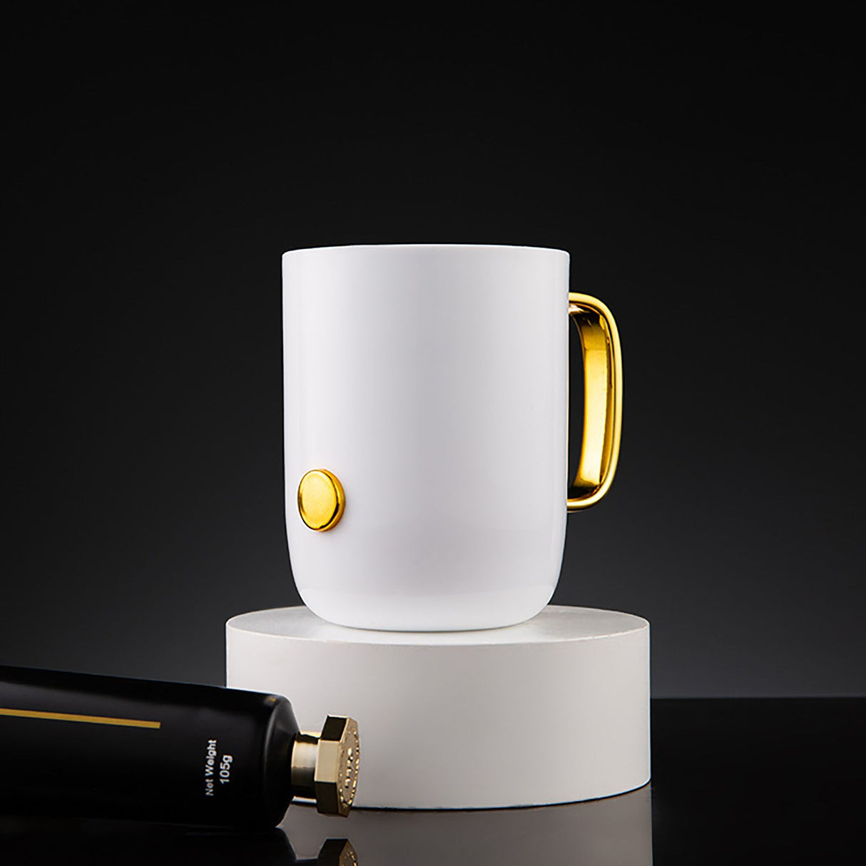 Tooth Brush Cup Bathroom Tumbler Mug Unisex PP Material for Daily Use Household TravelMilky White 201-300ml