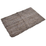 Door Entry Mat 45x70cm Polyester Fiber Machine Washable Easy to Clean Home Decoration for Outdoor Indoor - Rear View