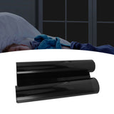 Total Blackout Window Film Anti Ultraviolet Explosion Proof Waterproof 16.3x78.7in Static Cling Glass Sticker for Office
