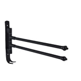 Stainless Steel Swivel Towel Hanger Holder Black Rotating Movable Towel Bar for Bathroom Wardrobe Kitchen2 Arms