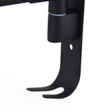 Stainless Steel Swivel Towel Hanger Holder Black Rotating Movable Towel Bar for Bathroom Wardrobe Kitchen2 Arms
