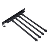 Stainless Steel Swivel Towel Hanger Holder Black Rotating Movable Towel Bar for Bathroom Wardrobe Kitchen4 Arms