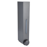 Push Type Hand Soap Dispenser 420ML 2 Compartment Design Wall Mounted Shampoo Dispenser for Hotel Home Bathroom RestaurantGray