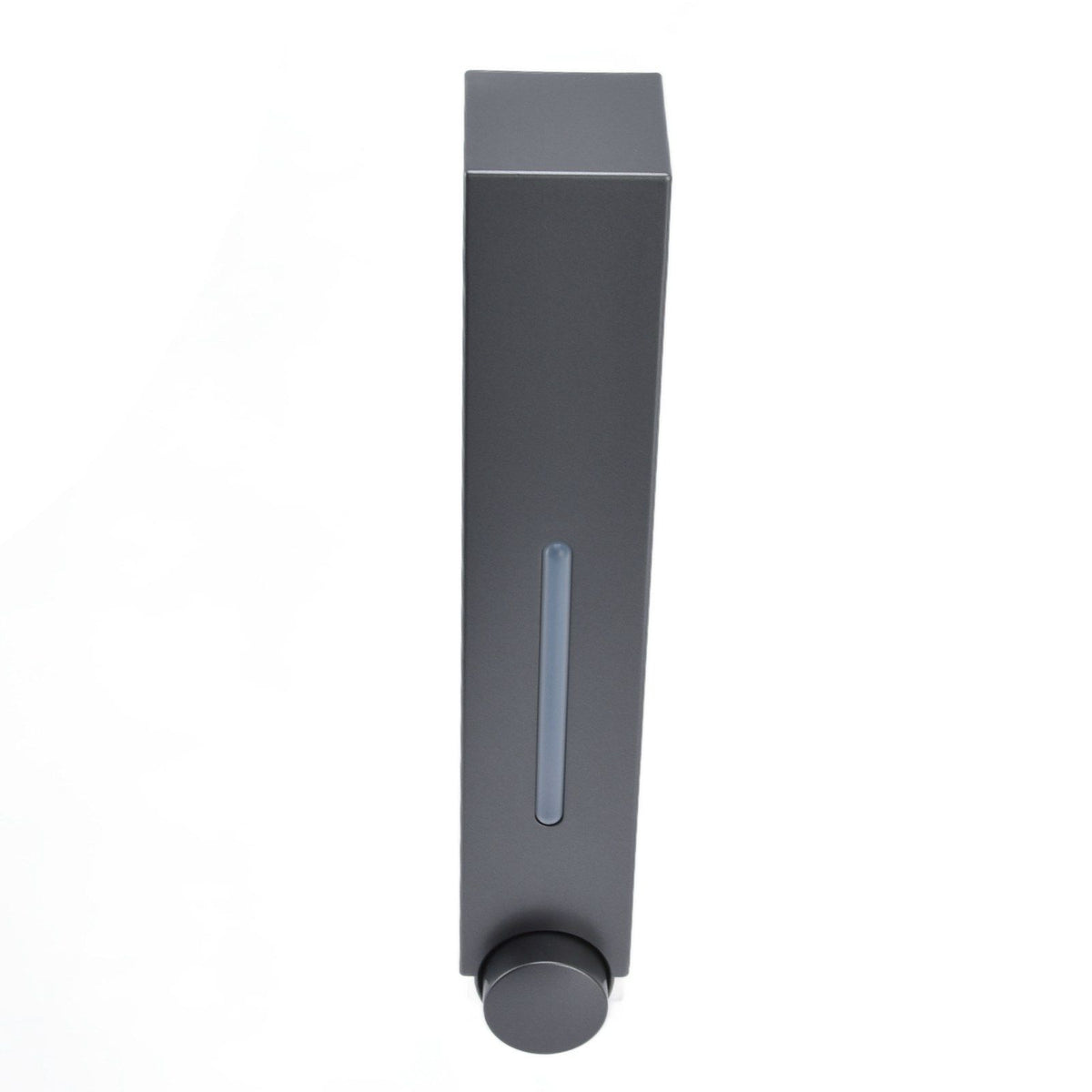 Push Type Hand Soap Dispenser 420ML 2 Compartment Design Wall Mounted Shampoo Dispenser for Hotel Home Bathroom RestaurantGray