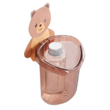 Wall Mounted Bathroom Toothbrush Holder Toothpaste Storage Box Home Storage RackCoffee - Extra Image