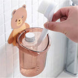 Wall Mounted Bathroom Toothbrush Holder Toothpaste Storage Box Home Storage RackCoffee