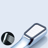 Shower Head 300 Holes Water Saving High Pressure Handheld Rectangular Bathroom Shower Accessories(Shower Head Pipe Bracket ) - Front View