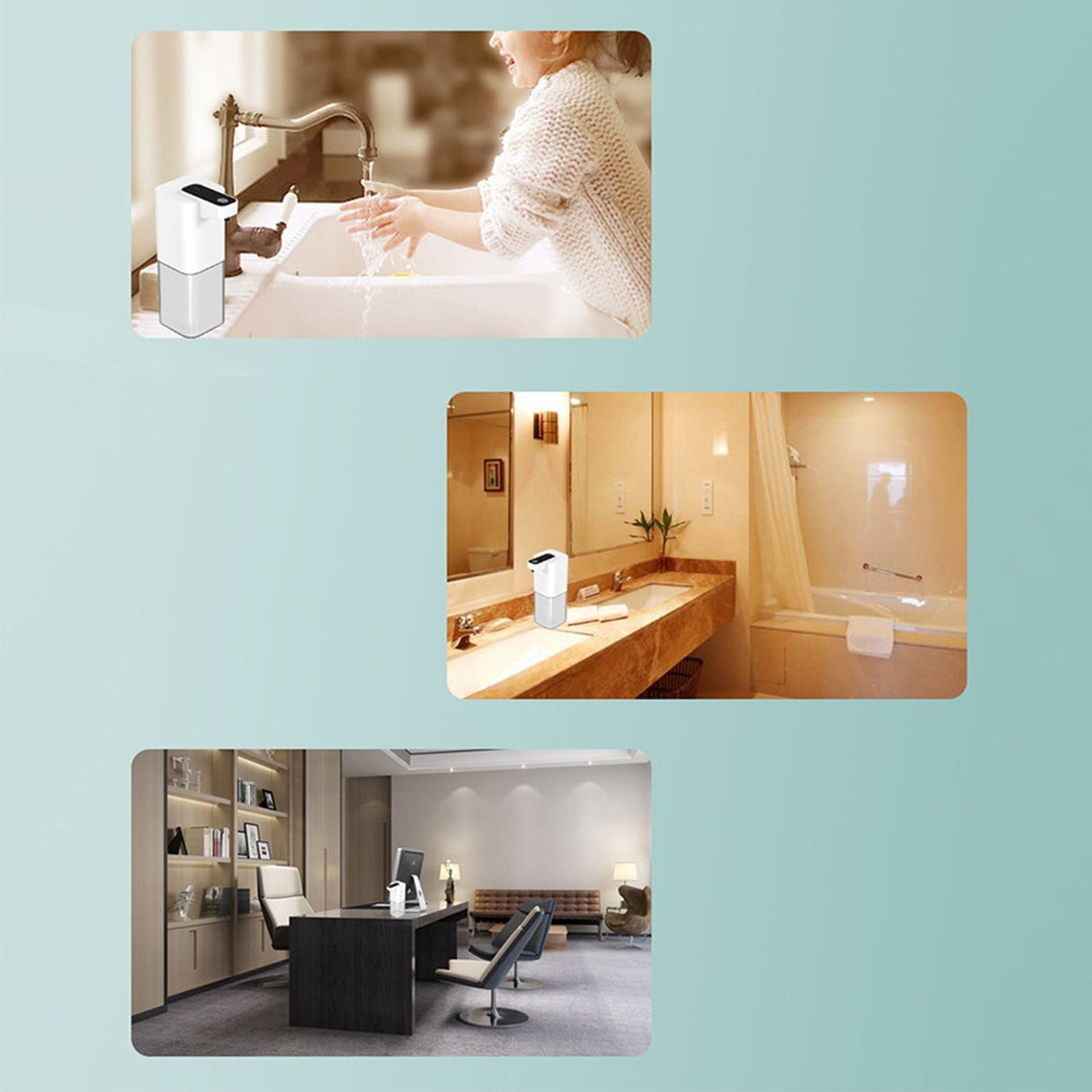 Infrared Automatic Sensor Soap Dispenser Touchless PX4 Waterproof Space Saving Automatic Dish Soap Dispenser for WashroomsAlcohol Spray
