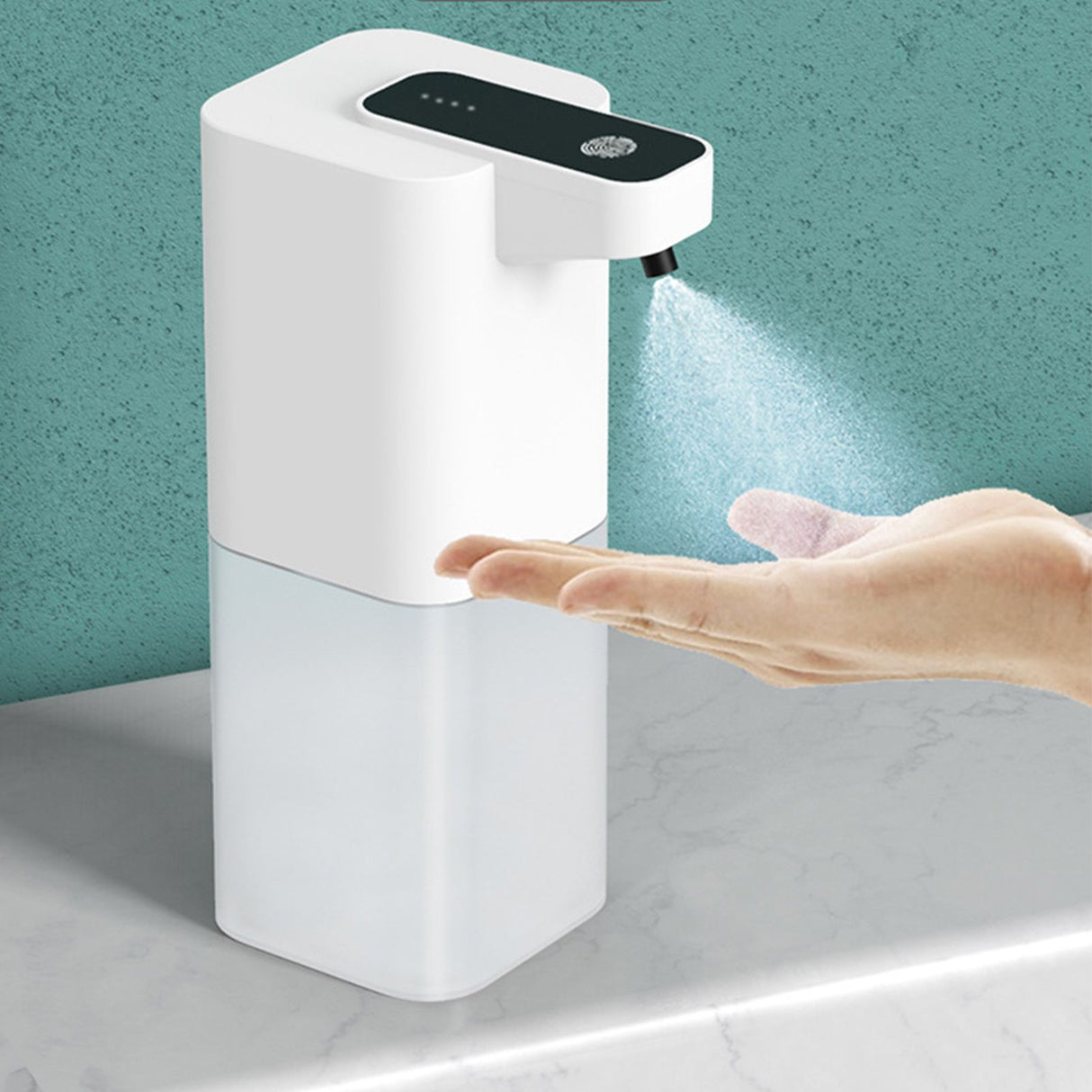 Infrared Automatic Sensor Soap Dispenser Touchless PX4 Waterproof Space Saving Automatic Dish Soap Dispenser for WashroomsAlcohol Spray