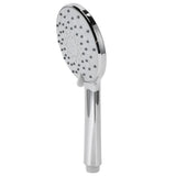 High Pressure Handheld Shower Head Set 5 Spray Settings Detachable Anti Clog Rain Showerhead for Household Bathroom Hotels - Front View