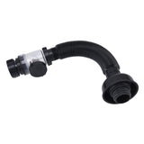 Basin Drain Pipe Wash Basin Sink Drain Hose Flexible PVC Water Pipe for Kitchen Bathroom BlackMulti Function - Front View